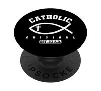 Suivre Jésus Orthodoxe Catholique Don De La Bible PopSockets PopGrip Adhésif