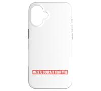 Suivre Un Régime mais Il Courait Trop Vite Humour Régime Coque pour iPhone 16