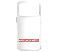 Suivre Un Régime mais Il Courait Trop Vite Humour Régime Coque pour iPhone 17 Pro