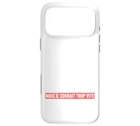 Suivre Un Régime mais Il Courait Trop Vite Humour Régime Coque pour iPhone 17 Pro Max