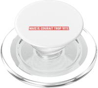 Suivre Un Régime mais Il Courait Trop Vite Humour Régime PopSockets PopGrip pour MagSafe