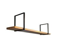 Suixtil Rangement Suspendu Cuisine Étagères de Plafond, Support, étagère Rangement Suspendue, en Bois Massif, Grand à vin for loft, adapté la Cuisine, au Bar ou Restaurant Armoire Murale métal