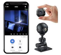 SUJAHHUJIQ Mini caméra espion WiFi HD 1080p cachée avec audio et vidéo, mini caméra avec vision nocturne détection de mouvement pour extérieur/intérieur