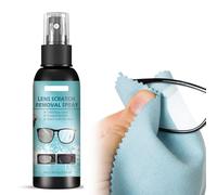 SUJEBKC 1 Pièce Spray Pour Nettoyer Verres Lunettes,(Nettoyage sans Traces de Toutes Les Lentilles de Soleil,Spray d'Elimination des Rayures de Lunettes) Portable,100ML
