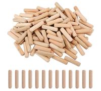 SUJEBKC Assemblage Bois,200 pcs de Cheville Bois 6mm x 50 mm pour Fraise à Bois Convient pour Le Gabarit de Perçage Guide de Perçage