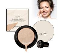 SUJEBKC Fond de Teint Essence,Make Up Concealer For Face,Hydratation longue Durée,Avec éponge à Maquillage Mushroom Head Air Cushion,Un Cadeau pour ta Copine(Couleur Naturelle)