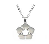 SUJEBRAN Bleu Locks Collier Anime Figurine Cosplay Accessoires De Costumes Bleu Locks Logo Pendentif Bijoux Chaîne En Métal
