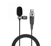 Sujeetec Microphone Lavalier Microphone à Revers Compatible avec AKG Samson Émetteur sans Fil - Unidirectionnel Condenseur Microphone - Prise Mini XLR TA3F