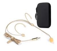 Sujeetec Microphone Serre-tête Microphone de tête Tour d'oreille Compatible avec Sennheiser Émetteur sans Fil G1 G2 G3
