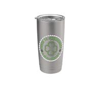 Sujet aux Shenanigans et Malarkey Irlande Trèfle irlandais Gobelet isotherme en acier inoxydable double paroi