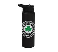 Sujet aux Shenanigans et Malarkey Irlande Trèfle irlandais Stainless Steel Insulated Water Bottle