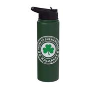 Sujet aux Shenanigans et Malarkey Irlande Trèfle irlandais Stainless Steel Insulated Water Bottle