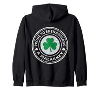 Sujet aux Shenanigans et Malarkey Irlande Trèfle Irlandais Sweat à Capuche