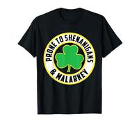 Sujet aux Shenanigans et Malarkey Shamrock St Patrick T-Shirt
