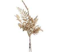 Sujet de NoÃ«l Bouquet Paillettes 24cm Or