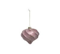Paris Prix - Sujet De Noël Goutte héritage 10cm Rose Rose G