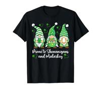 Sujets aux Shenanigans et aux Gnomes Malarkey T-Shirt Graphique avec Valeur, Homme, Noir, L