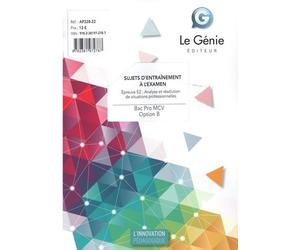 Sujets d'entraînement à l'examen Bac Pro MCV Option B: Epreuve E2 : Analyse et résolution de situations professionnelles