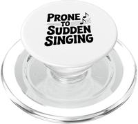 Sujette aux Chants soudains drôles pour Les Amateurs de Musique PopSockets PopGrip pour MagSafe