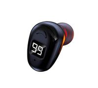 SUJHAL Oreillette Bluetooth avec affichage numérique, écouteurs sans fil, écouteurs intra-auriculaires, mini oreillette Bluetooth