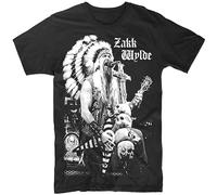 Sujira Men's Zakk Wylde Punk Rock T Shirt Black Size XL