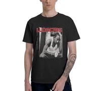 SuJMunoz-Back-for-The-First-Time-Ludacris-Tshirt-Men-s-Cotton-Shirt-Fashion-O-Neck-Short Black M