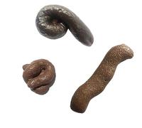 Sujosa Lot de 3 fausses grosses crottes, différentes formes hilarantes et réalistes farces amusantes, blagues amusantes, blagues malicieuses, Halloween, poisson d'avril, été, bâillons flottants pour