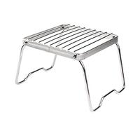Sujurio 1 grille pliable multifonction pour feu de camp portable en acier inoxydable pour le camping en plein air