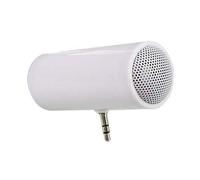 Sujurio 3.5Mm Jack StéRéO Mini Haut-Parleur Portable MP3 Lecteur de Musique Haut-Parleur Amplificateur Haut-Parleur pour TéLéPhone Portable Tablette PC-Blanc