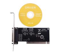 Sujurio Adaptateur de carte d'extension Pci 25 broches parallèle Pci vers carte contrôleur de port d'imprimante parallèle DB25