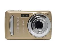 Sujurio Appareil photo numérique, appareil photo portable 16 millions de pixels HD, appareil photo numérique compact pour enfants, adolescents, personnes âgées Doré