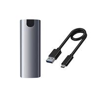 Sujurio Boîtier SSD M2 Boîtier SSD Boîtier SSD M.2 NGFF vers USB 3.1 Gen 2 5 Gbit/S pour Clé NGFF B M) Boîtier de Disque Dur SSD Adaptateur M.2