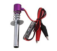 Sujurio Bougie de PréChauffage Allumeur de DéMarrage AméLioré 6V -24V ÉLectronique pour Nitro Cintrol à Distance Voiture Violet