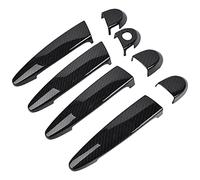 Sujurio Couvercle de PoignéE de Porte ExtéRieure en Fibre de pour SéRie 1 2 3 4 E87 E90 E91 E92 E93 F30 X1 X2 X3 X4 X5 X6 LHD