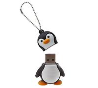 Sujurio Generic Clé USB 2.0 en forme de pingouin Noir/blanc 32 Go