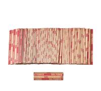 Sujurio Lot de 100 pochettes plates pour pièces de monnaie, comme sur la photo, compatibles avec les pochettes à rouleaux Penny