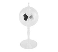Sujurio Moulin à vent en verre de 20,5 cm à énergie solaire - Radiomètre - Éducatif - Outil pédagogique - Décoration de bureau ou de maison