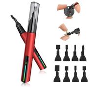 Sujurio Ponceuse alternative, mini stylo ponceuse électrique, chargement rapide USB, stylo de ponceuse portable pour petit ponçage, bricolage