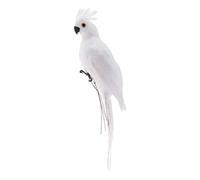 Sujurio Poupée en mousse de 35 cm - Décoration de jardin - Faux oiseau - Accessoire de jardin - Simulation de perroquet manuel