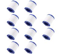 Sujurio Remplacement de Filtre à D'Accessoires de PulvéRisateur de de 10 PièCes, Adoucisseur D' Dur pour des Robinets de Cuisine, Filtre à de