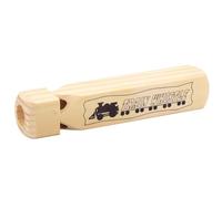 Sujurio Sifflet de Train en Bois 4 Tons, Sifflet en Bois pour Amoureux des Jeux de Rôle pour Fête Éducative, Installation Facile