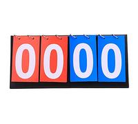Sujurio Tableau de score à 4 chiffres pour basket-ball, football, badminton, volley-ball, tennis de table