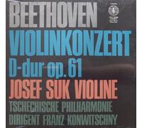 SUK, JOSEF - SUK, JOSEF / BEETHOVEN VIOLINKONZERT D-dur op. 61 / JOSEF SUK VIOLINE / TSCHECHISCHE PHILHARMONIE DIRIGENT FRANZ KON WITSCHNY / Konzert für Violine und Orchester / Bildhülle / ORIGINAL in Verkaufsfolie eingeschweißt / ORBIS # 73989 / / 12" Vinyl Langspiel Schallplatte