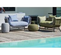 Suka Loungesofa Outdoor Jan Kurtz Gris clair - 4021224423778