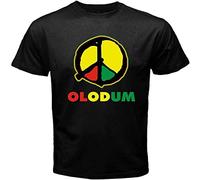 sukanosi Olodum Brazil Music Retro Logo Men's Black T-Shirt
