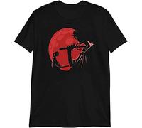 sukanosi Samurai Champloo Shirt Mugen Samurai Champloo Japanese T-Shirt Black Mens