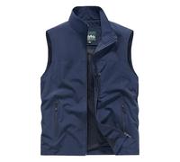 Sukany Veste Utilitaire Légère pour Homme, Séchage Rapide, Multi-poches, Idéale pour la Chasse, la Pêche, la Photographie, la Randonnée, le Camping, le Safari, sans Manches, avec Poches, pour Voyage