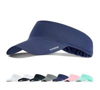 Sukeen Casquette Visière avec Visière de Refroidissement élastique avec Sangle Anti-Transpiration Réglable Protection Solaire Chapeau de Baseball Tennis Unisexe avec Séchage Rapide Ultraléger