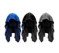 Sukeen Lot de 3 serviettes rafraîchissantes à capuche - Séchage rapide - Absorbantes - Pour le cou et le visage - Pour le sport, l'entraînement, le camping, le cyclisme - Collier rafraîchissant - Bleu