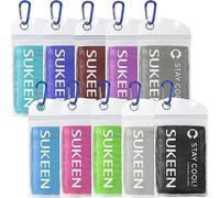 Sukeen Serviette rafraîchissante en Microfibre Douce et Respirante pour Yoga, Sport, Course à Pied, Gym, entraînement, Camping, Fitness, entraînement et Autres activités (101,6 x 30,5 cm)